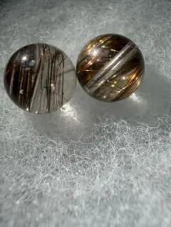 スモーキーミックスタイチンルチル 　金運最強天然石1