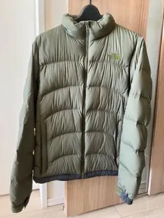 ノースフェイス　アコンカグア　ダウン　ジップインジップ　カーキ　L