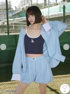 MLB×SNIDEL(スナイデル) ♡レイヤードカップイントップスのサムネイル