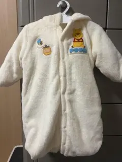 くまのプーさん フリースロンパース 50~70cm