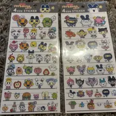 【本日限定値下げ】たまごっち プチプチおみせっち 4サイズステッカー2点セット