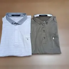 INTERMEZZO 半袖ポロシャツ 2枚セットのサムネイル