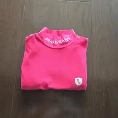 PEARLY GATES ピンク タートルネックシャツ 春