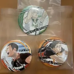 ハイキュー!! 缶バッジ 3個セット