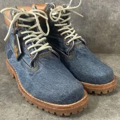 【廃盤希少】ティンバーランド×ホワイトオーク コーンミルズ デニムブーツ 7W