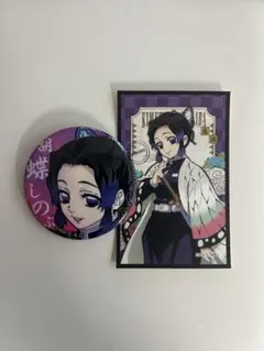 胡蝶しのぶ 缶バッジ ステッカー