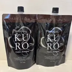 VALANROSE KURO クリームシャンプー ナチュラルブラック400g2本 - メルカリ