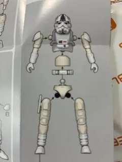 blokees ブロッキーズ スターウォーズ　マンダロリアン atatドライバー