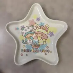 ① キキララ　2003 レトロ　ミニトレイ　星型　プレート キキララ リトルツインスターズ 2003年 お皿 絵皿 - メルカリ