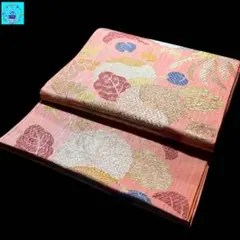 【美品】 六通柄袋帯 有職文様　金銀糸　振袖　黒留袖　色留袖　訪問着　フォーマル