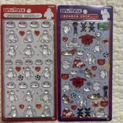 【国内正規品】ディズニー　ベイマックス　ボンボンドロップシール　２枚セット