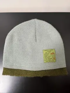 ディーゼル / Diesel ニット帽 グレー/オリーブ / フリーサイズ