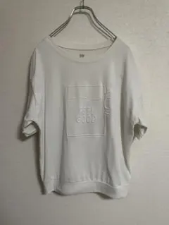 graniph ホワイト Tシャツ FEEL GOOD 半袖