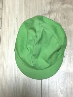 カラー帽子　黄緑色