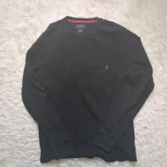 polo ralph lauren ワッフルシャツ　長袖　ポニー　黒　Mのサムネイル