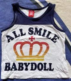 BABYDOLL ノースリーブ タンクトップ 110cm