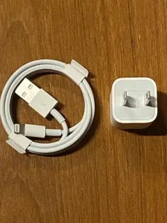 iphone付属品 apple純正 充電器ケーブルセット