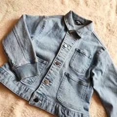 ❣️【110cm】コムサイズム デニム ジャケット ブルー 女の子 ガーリー