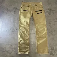 Lee RIDERS ジップデザインパンツ 34 ブラックステッチ ギミックのサムネイル