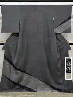 No.3385 正絹幾何学寄せ柄文様訪問着 美品 - メルカリ