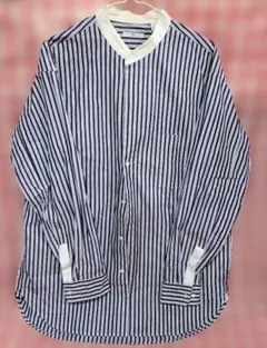 UNIQLO +J メンズ　スーピマコットンオーバーサイズスタンドカラーシャツL