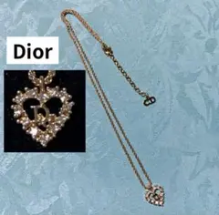 Dior クリスチャン　ディオール　ネックレス　ＣＤ　ロゴチャーム　ハート
