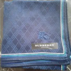 BURBERRY LONDON タオルハンカチ ネイビーのサムネイル