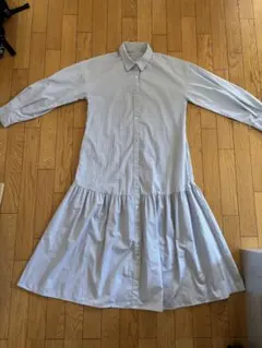 GU ストライプ シャツワンピース Sサイズ