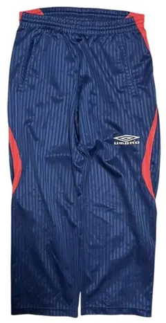 UMBRO ネイビー ストライプ ジャージ フロントロゴ