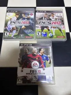 PS3 3本セット PES 2013, PES 2012, FIFA 10