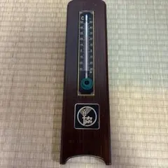 벽걸이 온도계, 우드 그레인, 아날로그