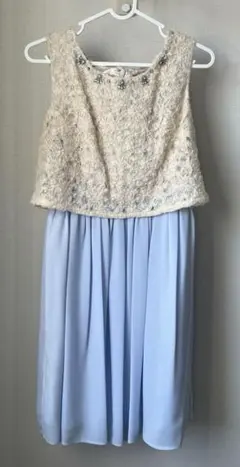 ペイトンプレイス　ライトブルー　パーティードレス　Sサイズ