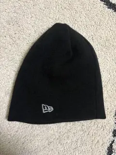 【新品未使用】ブラックニット帽・ビーニー