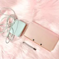 【限定価格】＊ニンテンドー3DS ピンク 本体・タッチペン・ケーブル＊