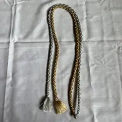 シルバー ゴールド 編み込み 帯締め