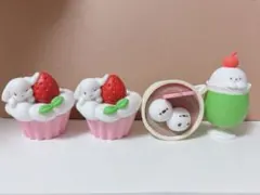 まっしろかくれんぼ セット ガチャガチャ カフェ ソフビ お菓子