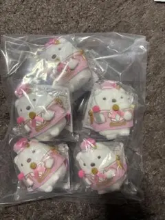 すみっコぐらし HMV限定 てのりぬいぐるみ ねこ×5