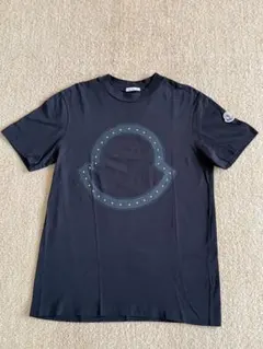 MONCLER スタッズロゴ Tシャツ ブラック - メルカリ