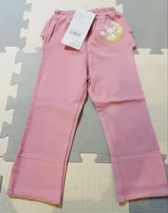 新品＊キムラタン＊クーラクール＊ズボン　パンツ＊ウサギ刺繍フリル付き＊90