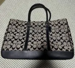 COACH シグネチャー トートバッグ ブラック