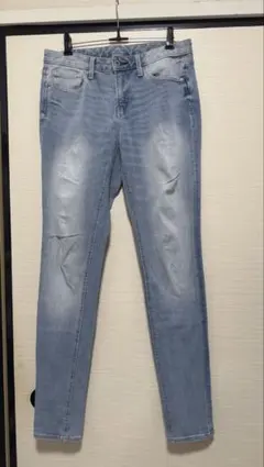 GU ハイウエスト スキニージーンズ ライトブルー 67サイズ