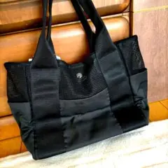 新品PAPILLONNER パピヨネ 2way ブラックトートバッグ ショルダー