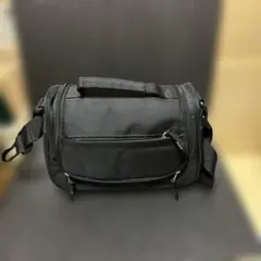 【P1】黒いナイロンカメラバッグ