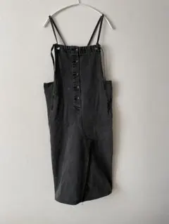 jeanasisジーナシス　デニムサロペットスカート ジャンパースカート