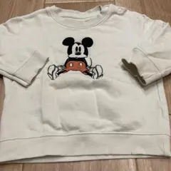 ミッキーマウス トレーナー アイボリー