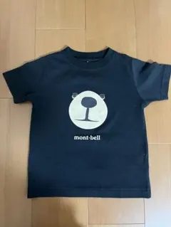 mont-bell 黒 Tシャツ 100cm クマプリント