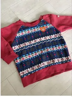 ミキハウス ホットビスケッツ ★トレーナー　80