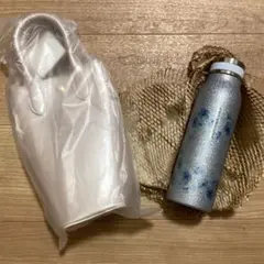 スタバ SAKURA2026 ステンレスボトルグリッター エアリーブルー バッグ