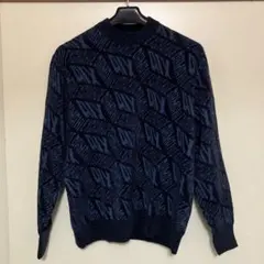 Armani Exchange ダークブルー クルーネックセーター