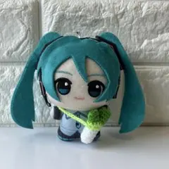 ちびぐるみ 初音ミク ねぎ 葱 ネギ ぬい服 ぬい活 ポシェット あみぐるみ ③